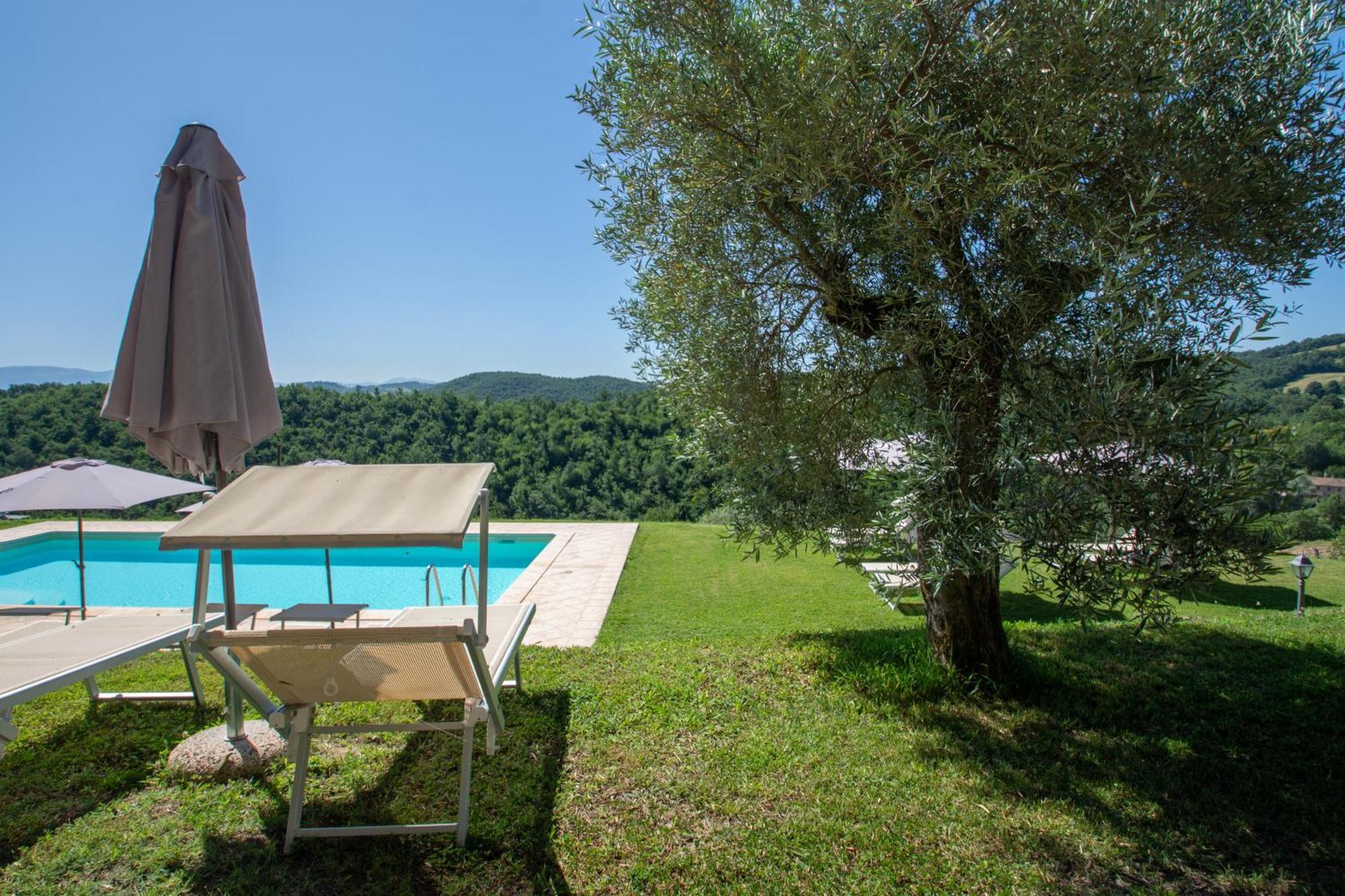 Antica Residenza Montereano Villa Gubbio Kültér fotó