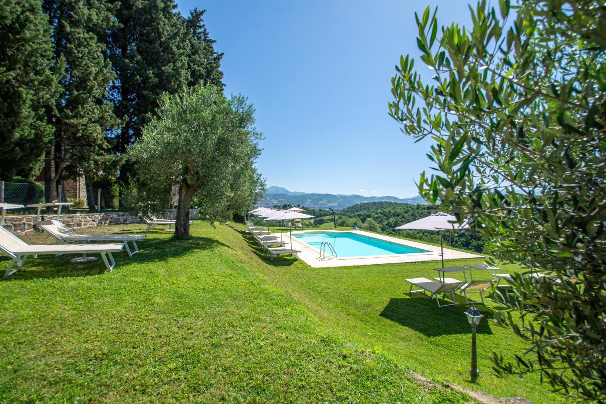Antica Residenza Montereano Villa Gubbio Kültér fotó
