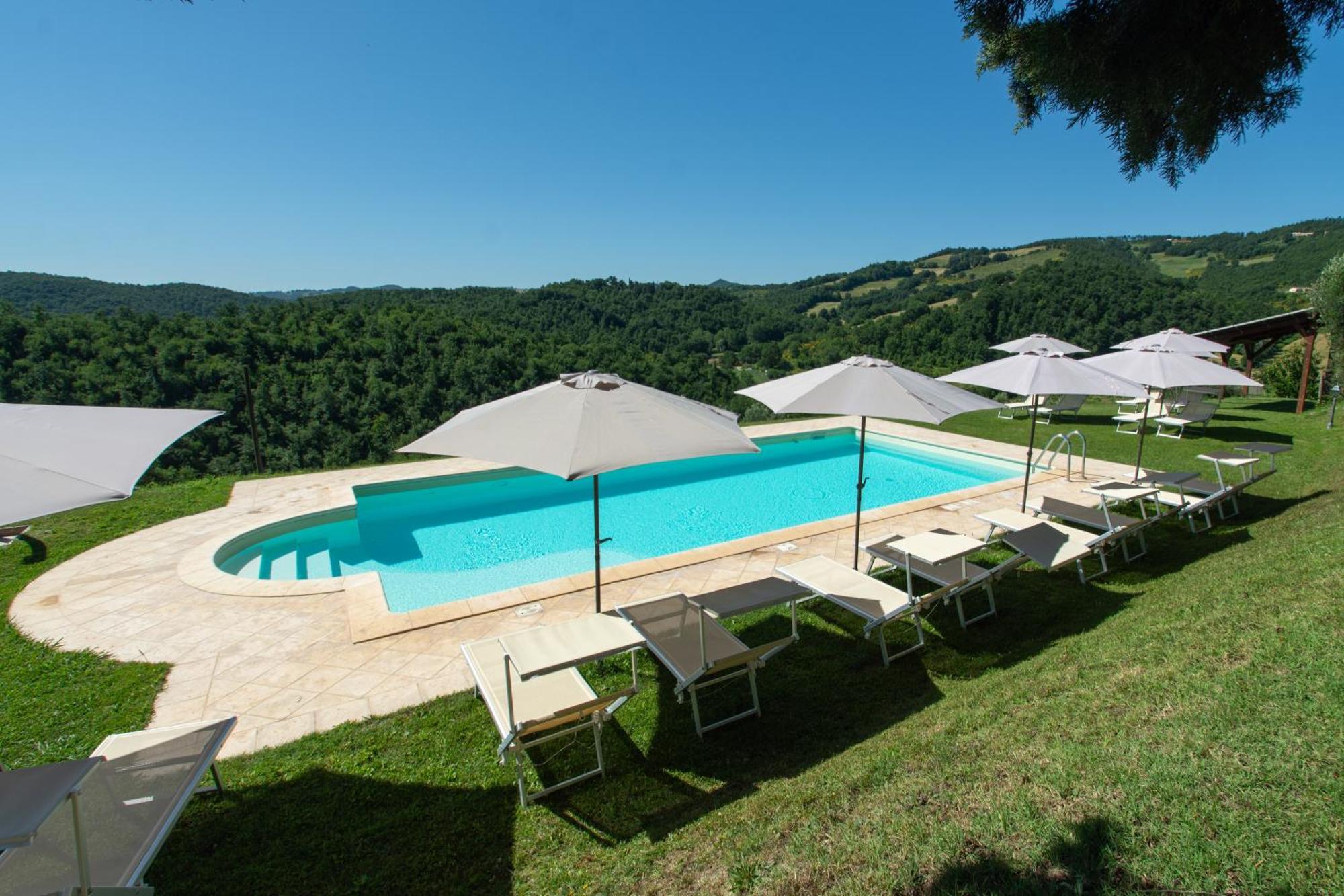 Antica Residenza Montereano Villa Gubbio Kültér fotó