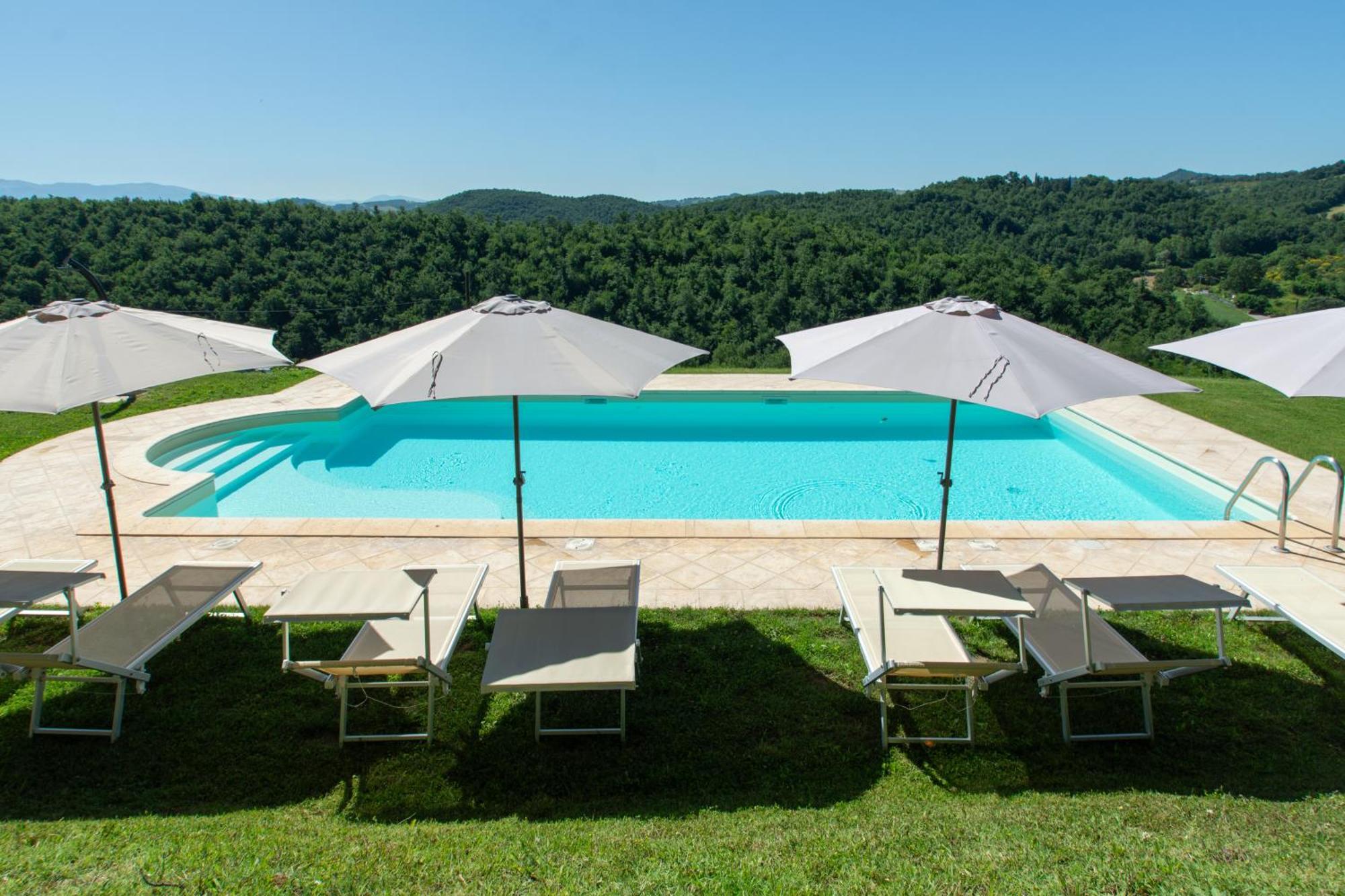 Antica Residenza Montereano Villa Gubbio Kültér fotó